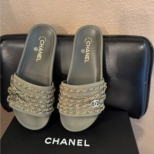 Authentic Chanel slide